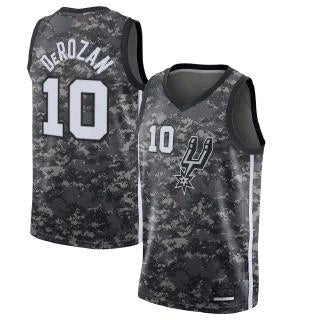 Regata NBA San Antonio Spurs Nike Authentic Swingman DeRozan 10 - Camuflada