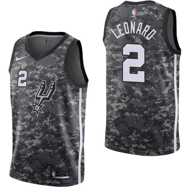 Regata NBA San Antonio Spurs Nike Authentic Swingman Leonard 2 - Camuflada