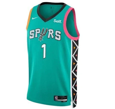 Regata NBA San Antonio Spurs City Edition Nike Authentic Swingman Wembanyama 1