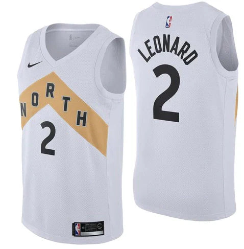 Regata NBA Toronto Raptors Nike Authentic Swingman Leonard 2 - Branca