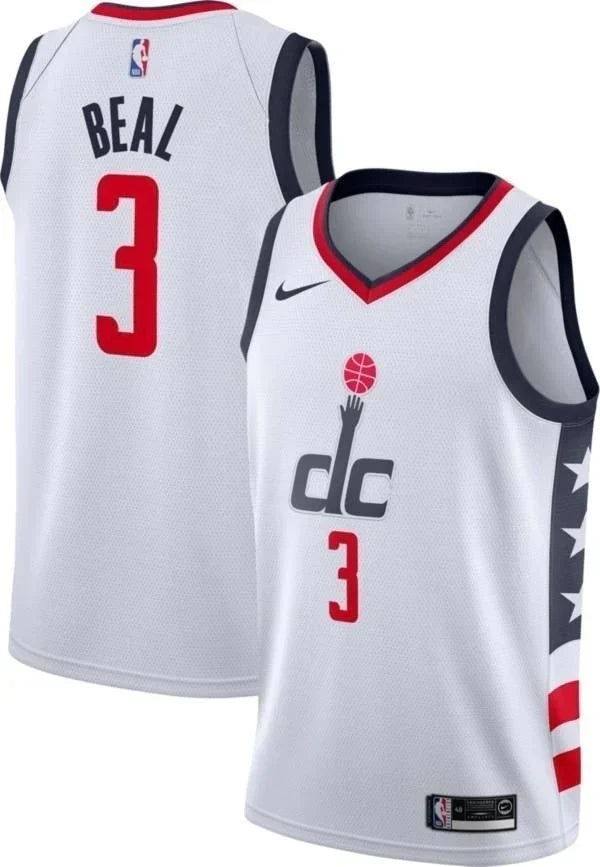 Regata NBA Washington Wizards City Edition Nike Authentic Swingman Beal 3 - Branca