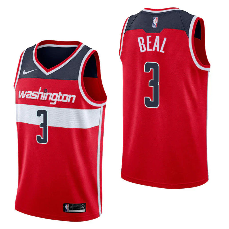 Regata NBA Washington Wizards Nike Authentic Swingman Beal 3- Vermelha