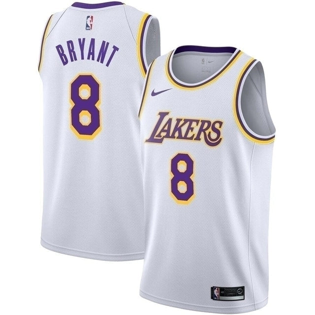 Regata NBA Lakers Nike Authentic Bryant 8 - Branca