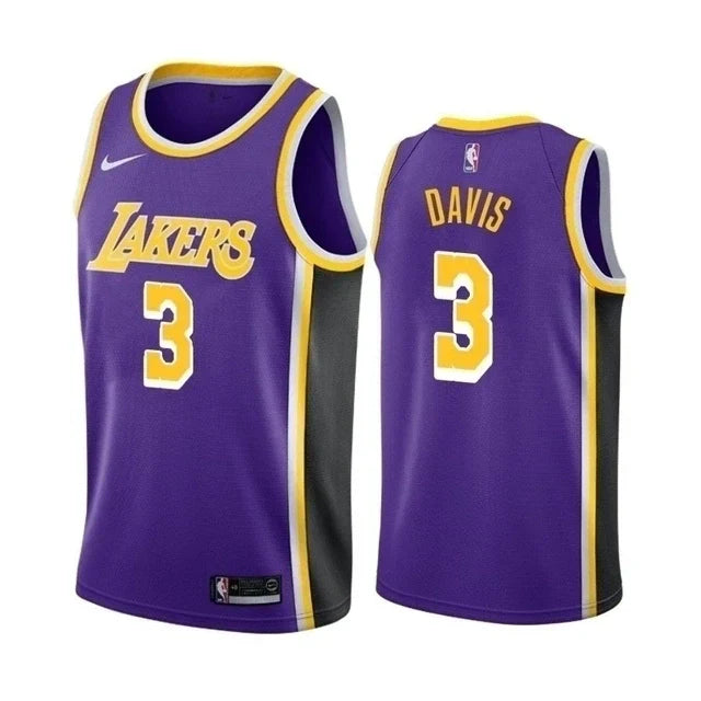 Regata NBA Lakers Nike Authentic Davis 3 - Roxa