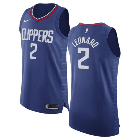 Regata NBA Los Angeles Clippers Icon Edition Nike Authentic Swingman Leonard 2 - Azul