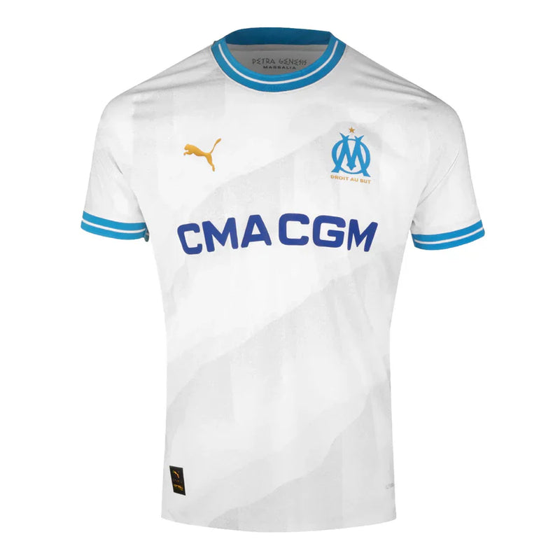 Camisa Olympique de Marseille I 23/24 Puma - Branco