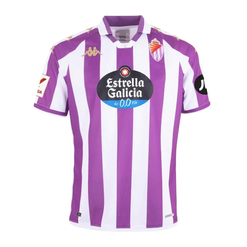 Camisa Real Valladolid I 23/24 Adidas - Roxa e Branco