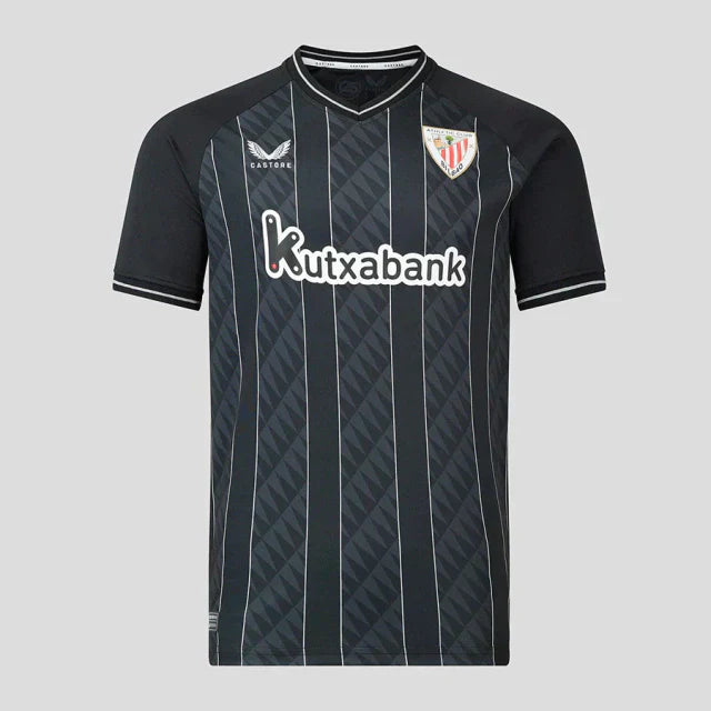 Camisa Athletic Bilbao Goleiro 23/24 s/n° Torcedor Masculina - Preto