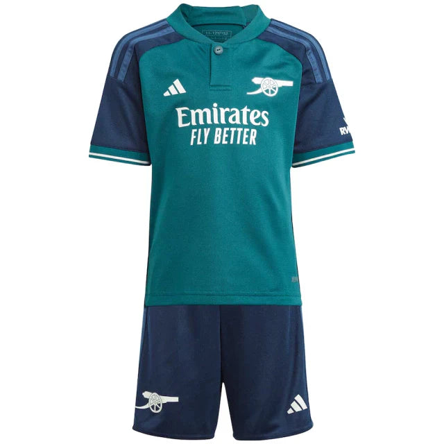 Conjunto Infantil Arsenal Third 23/24 - Verde