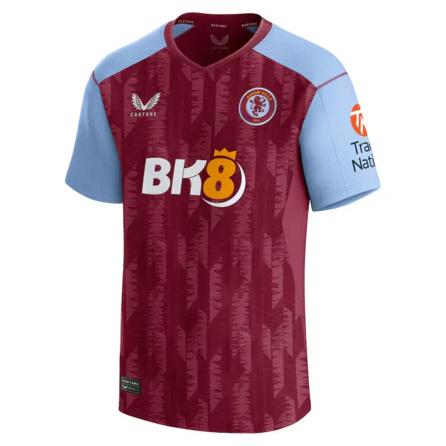 Camisa Aston Villa Home 23/24 s/n° Torcedor Masculina - Grená