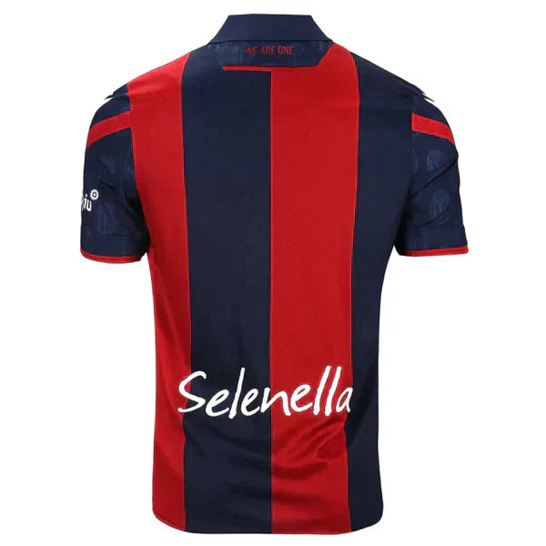 Camisa Bologna Home 23/24 s/n° Torcedor Masculino - Azul e Vermelho