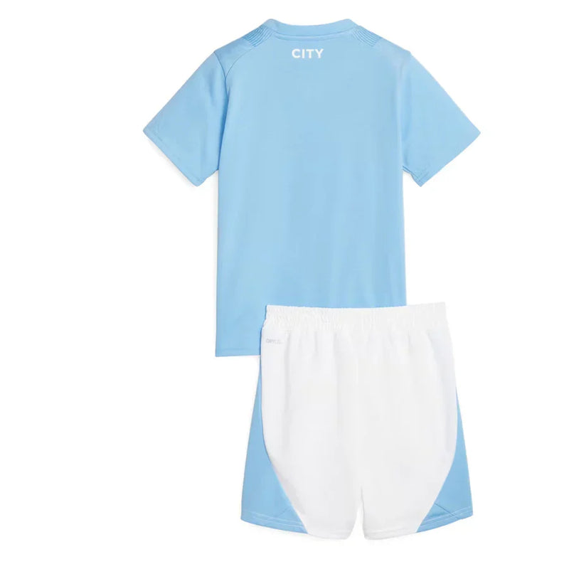 Conjunto Infantil Manchester City Home 23/24 - Azul