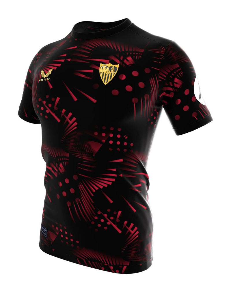 Camisa Sevilla Third 24/25 s/n° Torcedor Masculino - Preta e Vermelho