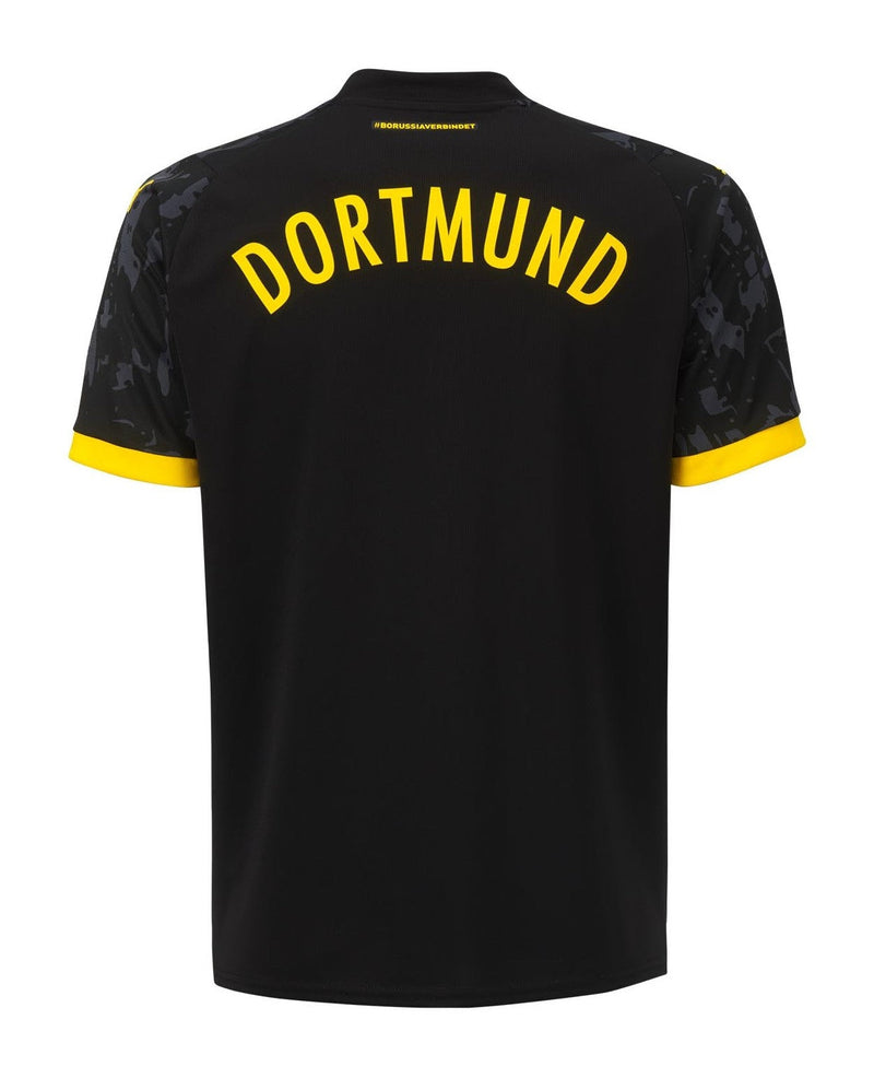 Camisa Borussia Dortmund Away 23/24 s/n° Torcedor Puma Masculina - Preta